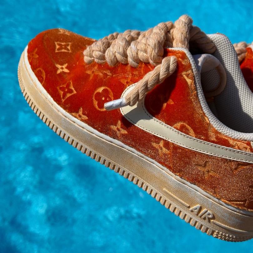 Lv air fashion force 1 custom