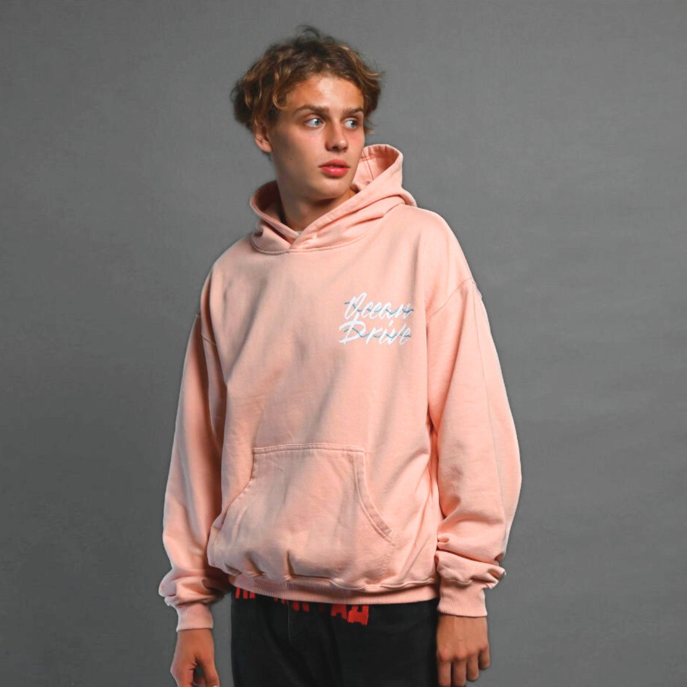 Pink White Custom Hoodie