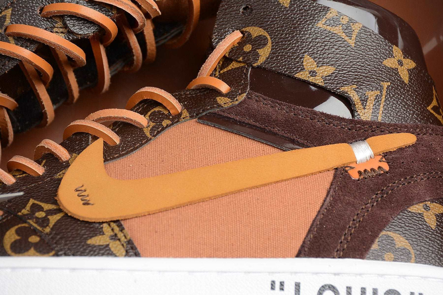 Off-Louis LV Custom Air Jordan 1